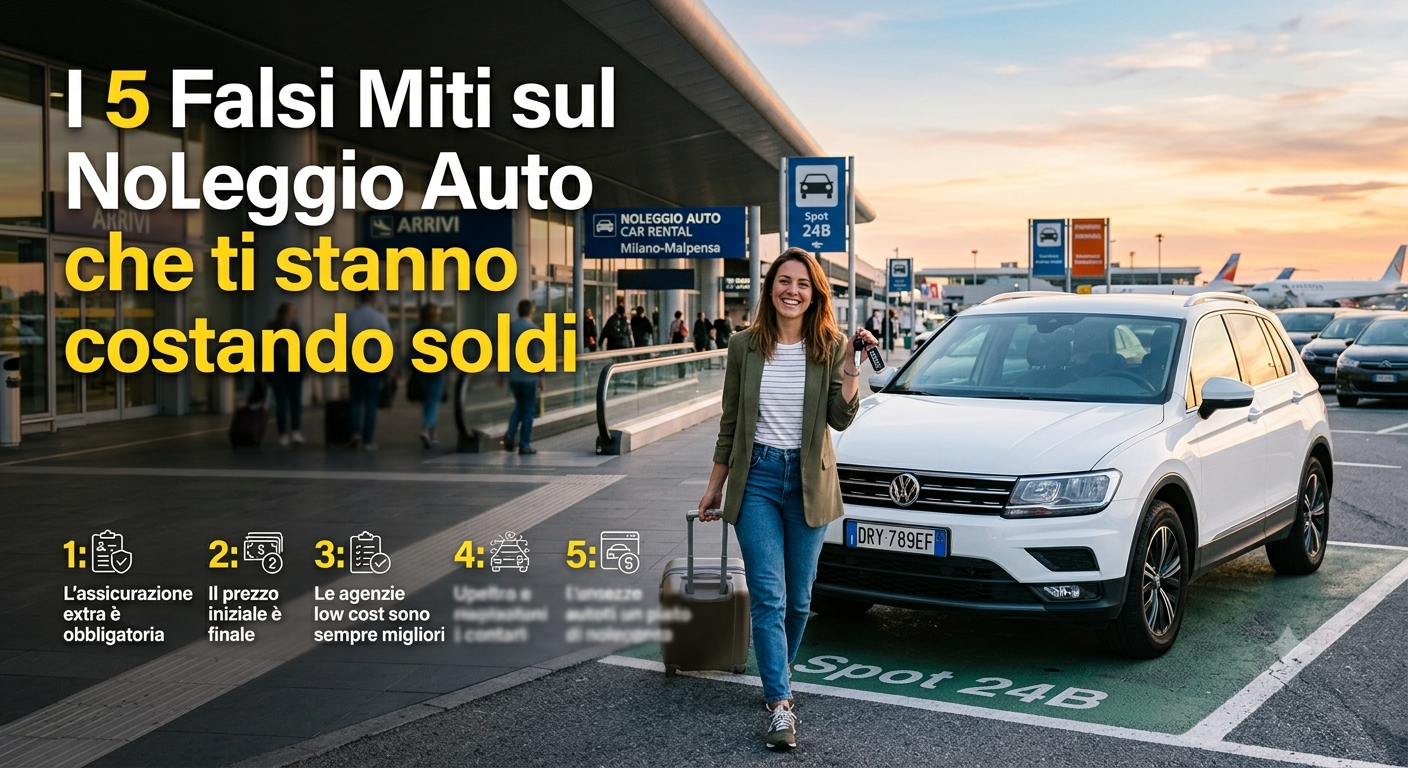 I 5 falsi miti sul noleggio auto che ti stanno costando soldi